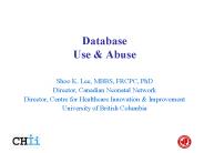 Database Use