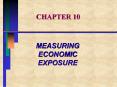 MEASURING ECONOMIC EXPOSURE PowerPoint PPT Presentation