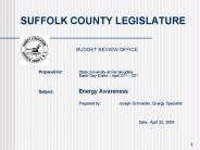 SUFFOLK COUNTY LEGISLATURE