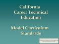 California Career Technical Education PowerPoint PPT Presentation