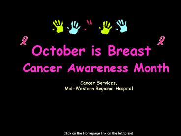 October is Breast