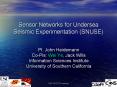 Sensor Networks for Undersea Seismic Experimentation SNUSE PowerPoint PPT Presentation