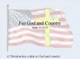 For God and Country Mark 12:1317 PowerPoint PPT Presentation