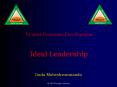 Proutist Economic Development Ideal Leadership PowerPoint PPT Presentation