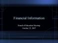 Financial Information PowerPoint PPT Presentation