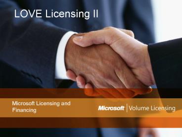 LOVE Licensing II