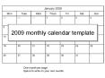 2009 monthly calendar template PowerPoint PPT Presentation