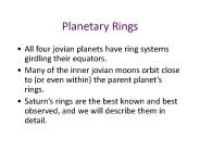 Planetary Rings