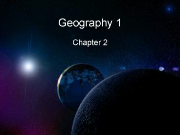 Geography 1