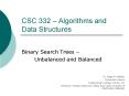 CSC 332 Algorithms and Data Structures PowerPoint PPT Presentation
