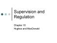Supervision and Regulation PowerPoint PPT Presentation