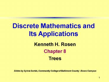 Discrete Mathematics and Its Applications, 4th ed. Chapter 8 by K.H ...