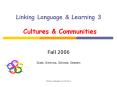 Linking Language PowerPoint PPT Presentation