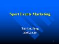 Sport Events Marketing PowerPoint PPT Presentation