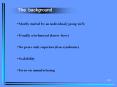 The background PowerPoint PPT Presentation