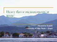 Heavy flavor measurements at RHIC