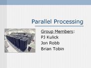 Parallel Processing