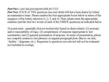 Part Onesee last powerpoint slide for 211