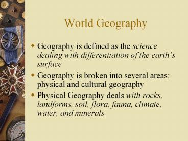 World Geography