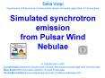 Simulated synchrotron emission from Pulsar Wind Nebulae PowerPoint PPT Presentation