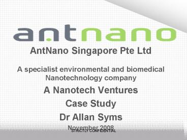 AntNano Singapore Pte Ltd