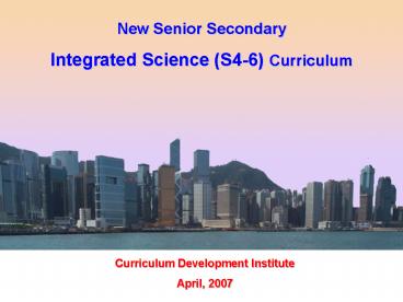 New Senior Secondary