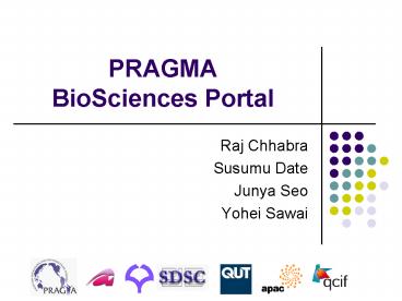 PRAGMA BioSciences Portal