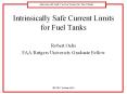 Intrinsically Safe Current Limits for Fuel Tanks PowerPoint PPT Presentation