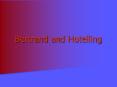 Bertrand and Hotelling PowerPoint PPT Presentation