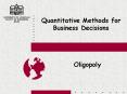 Quantitative Methods for Business Decisions PowerPoint PPT Presentation