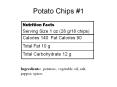 Potato Chips PowerPoint PPT Presentation
