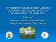 EFFECTS OF FLAX CAKE AND FLAXSEED OIL IN GOAT DIET ON OMEGA3 FATTY ACIDS CONTENT OF GOAT MILK PowerPoint PPT Presentation