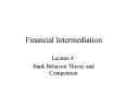 Financial Intermediation PowerPoint PPT Presentation
