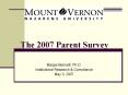 The 2007 Parent Survey PowerPoint PPT Presentation