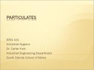 Particulates