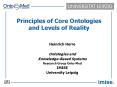 Principles of Core Ontologies and Levels of Reality PowerPoint PPT Presentation