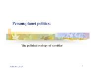 Personplanet politics: