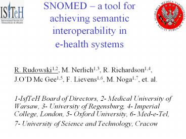 SNOMED 