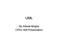 UML PowerPoint PPT Presentation