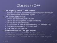 Classes in C