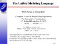 The Unified Modeling Language PowerPoint PPT Presentation