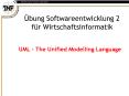 UML The Unified Modelling Language PowerPoint PPT Presentation