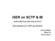 iSER on SCTP