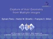 Capture of Hair Geometry from Multiple Images