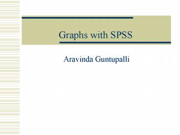 Graphs with SPSS