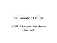 Visualization Design