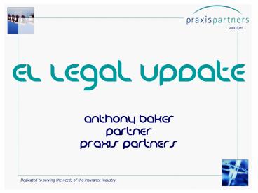 EL Legal Update