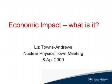 Economic Impact what is it