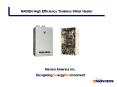 NAVIEN High Efficiency Tankless Water Heater PowerPoint PPT Presentation
