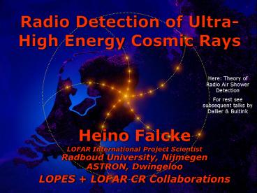 Radio Detection of UltraHigh Energy Cosmic Rays